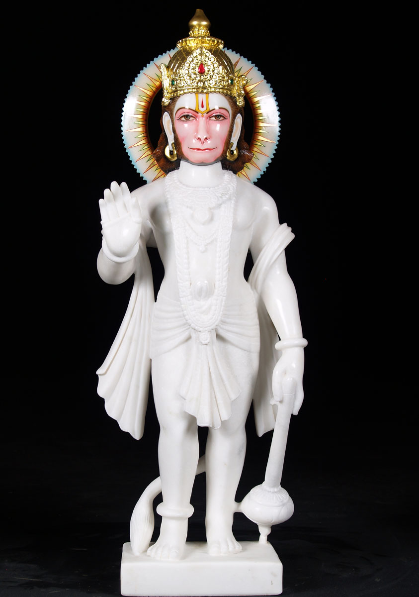 Marble Hanuman Ji Statue 