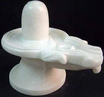 Marble shivling Statue