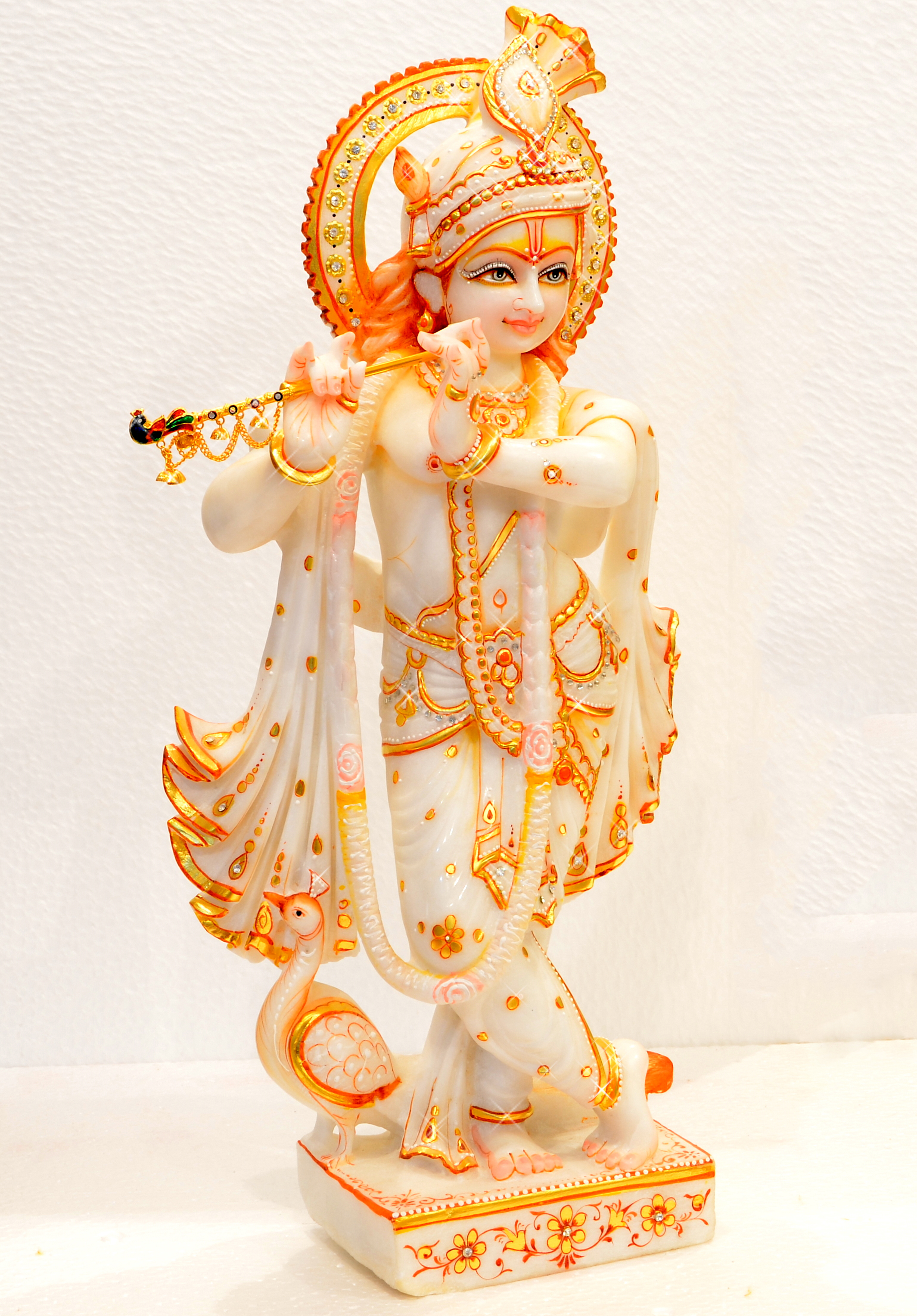 Marble Radha-Krishna Statue