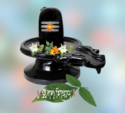 Marble shivling Statue