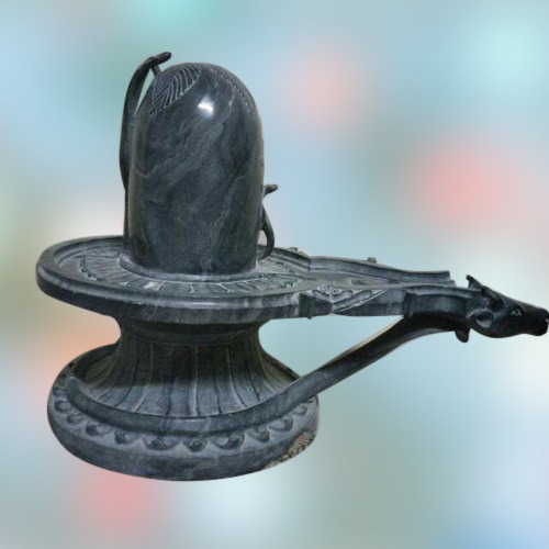 Marble shivling Statue