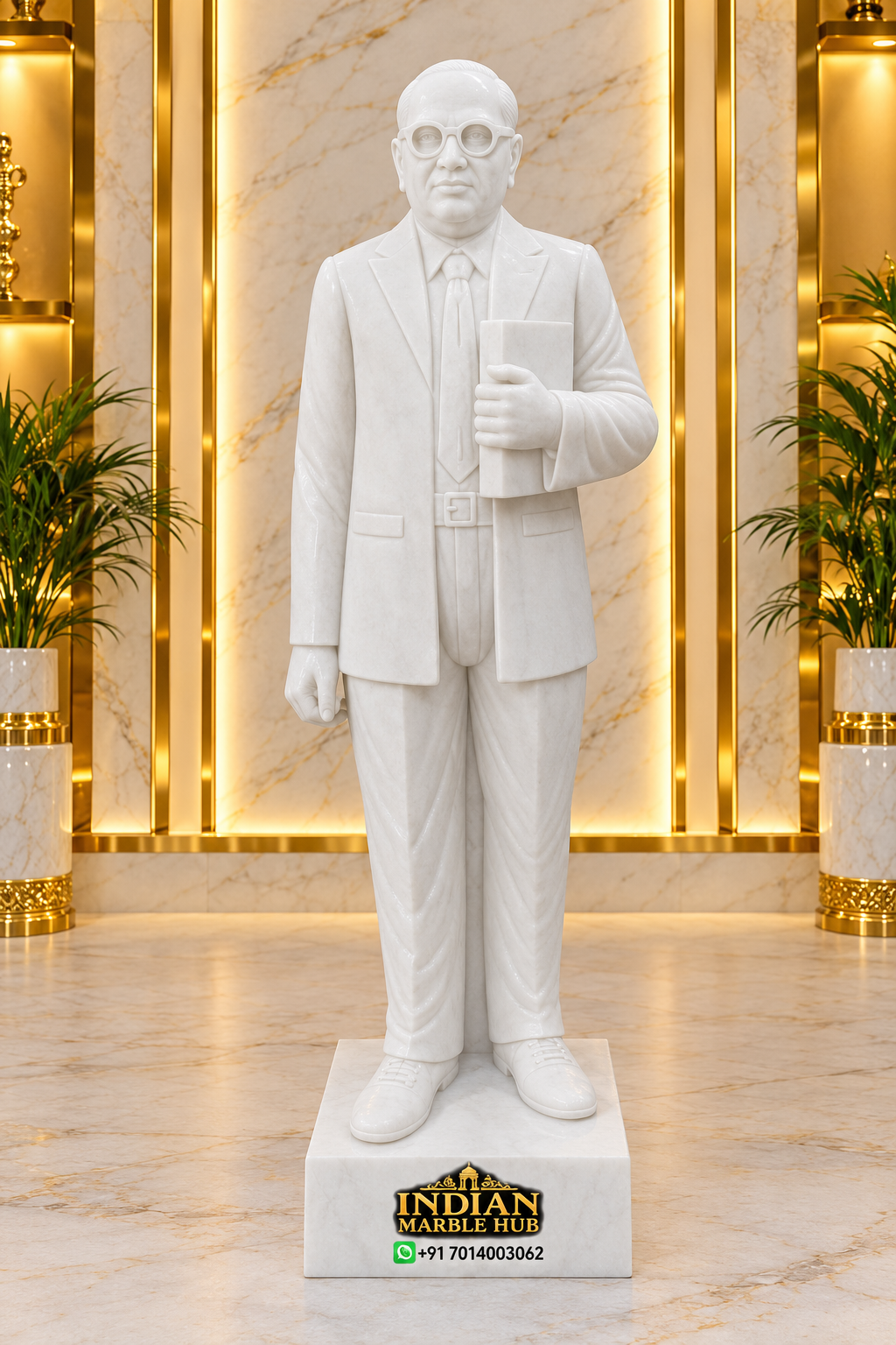 Freedom Fighter Marble Statue
