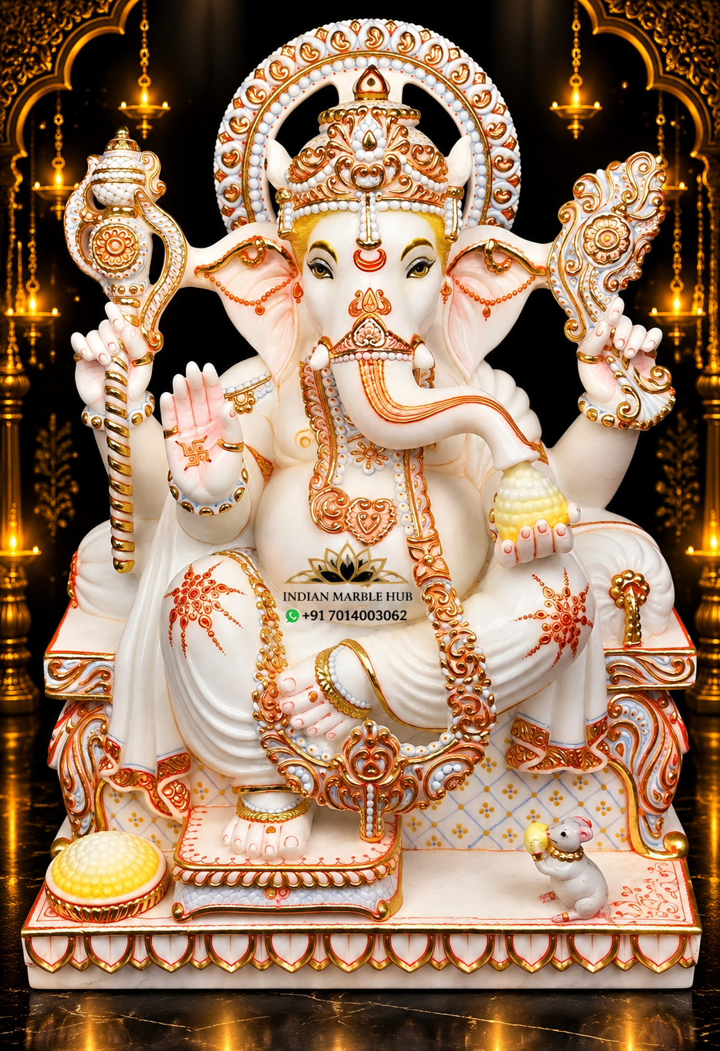Ganesh Ji Marble Statue