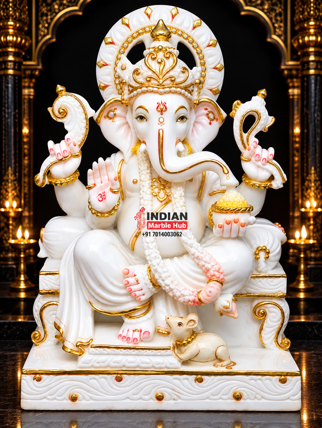 Ganesh Ji Marble Statue