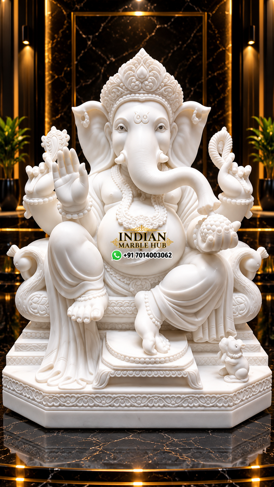 Ganesh Ji Marble Statue
