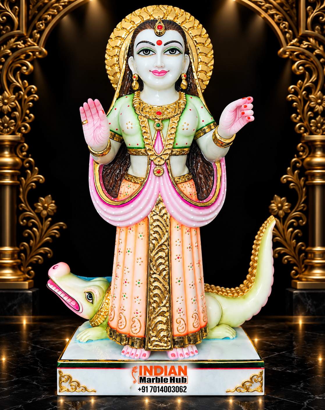 Khodiyar Mata Marble Statue