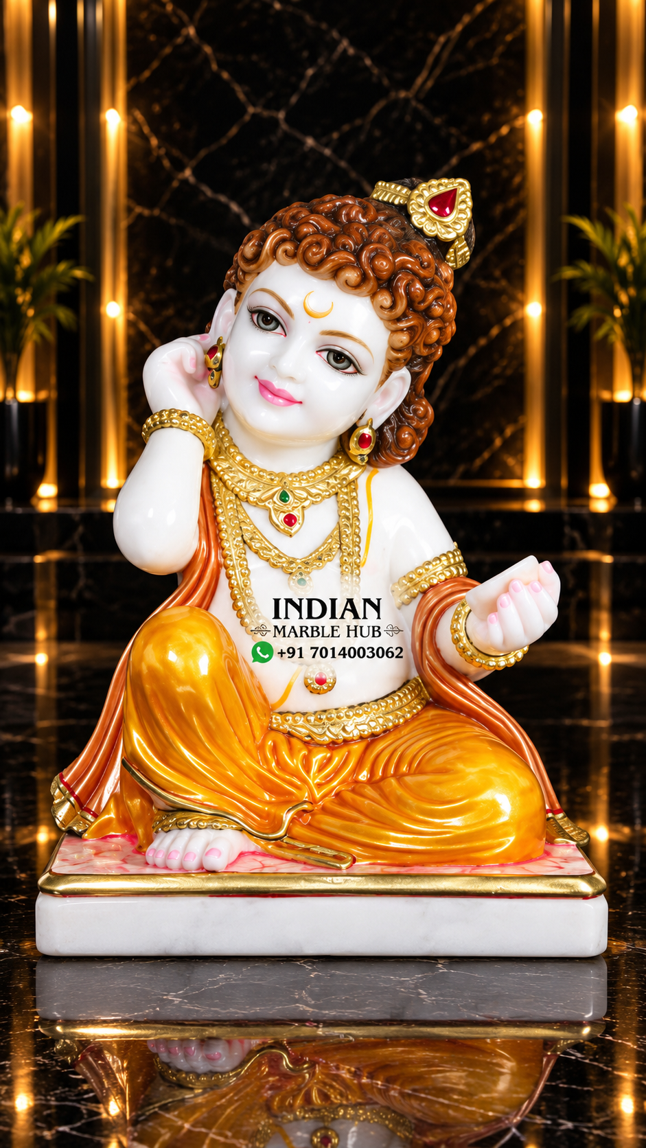 Laddu Gopal Ji Marble Statue