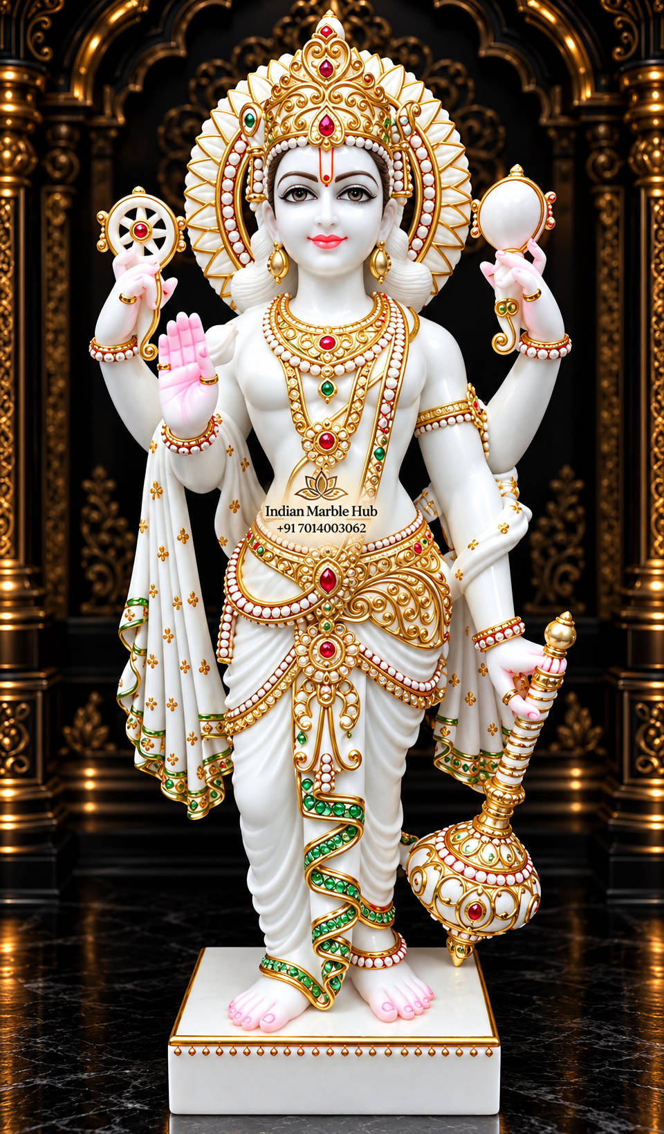 Laxmi Narayan Ji Marble Statue