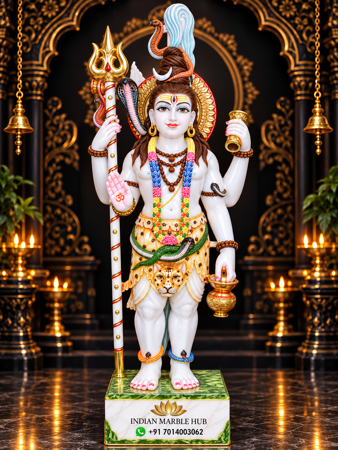 Shiv Ji Marble Statue