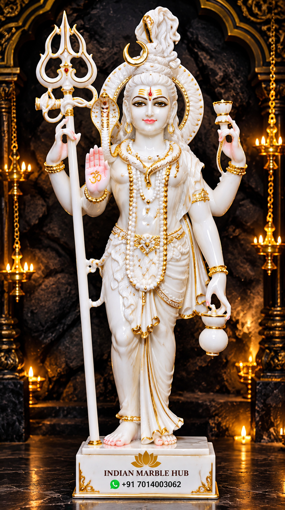 Shiv Ji Marble Statue