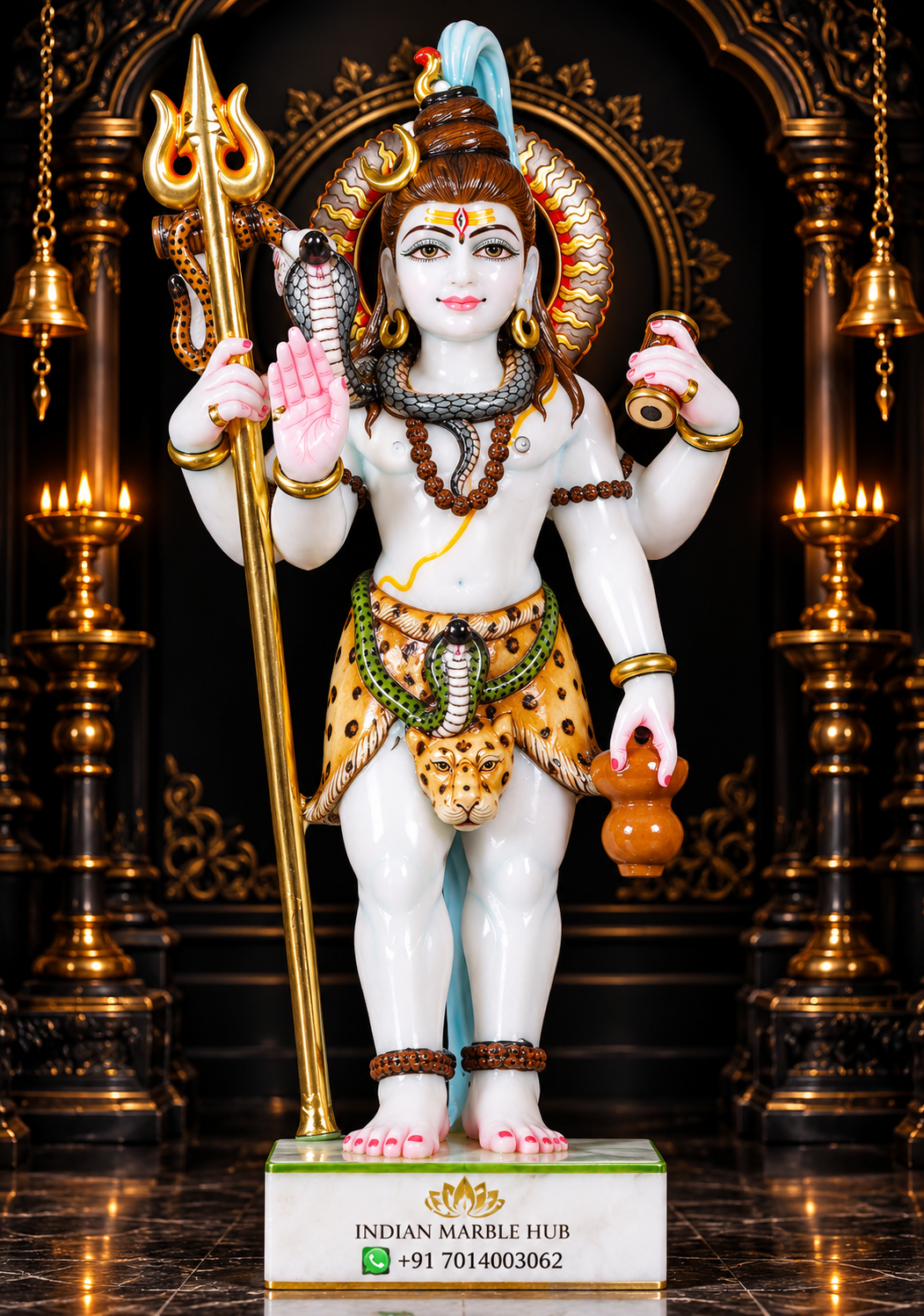 Shiv Ji Marble Statue
