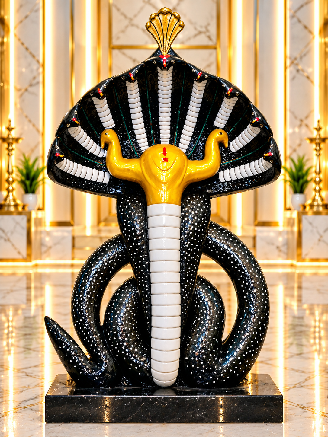 Nag Devta Marble Statue