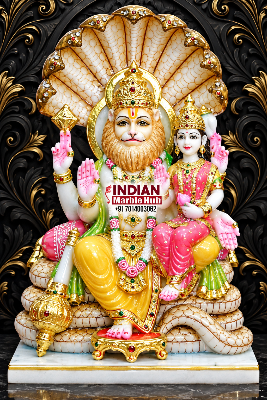 Narshing Ji Marble Statue