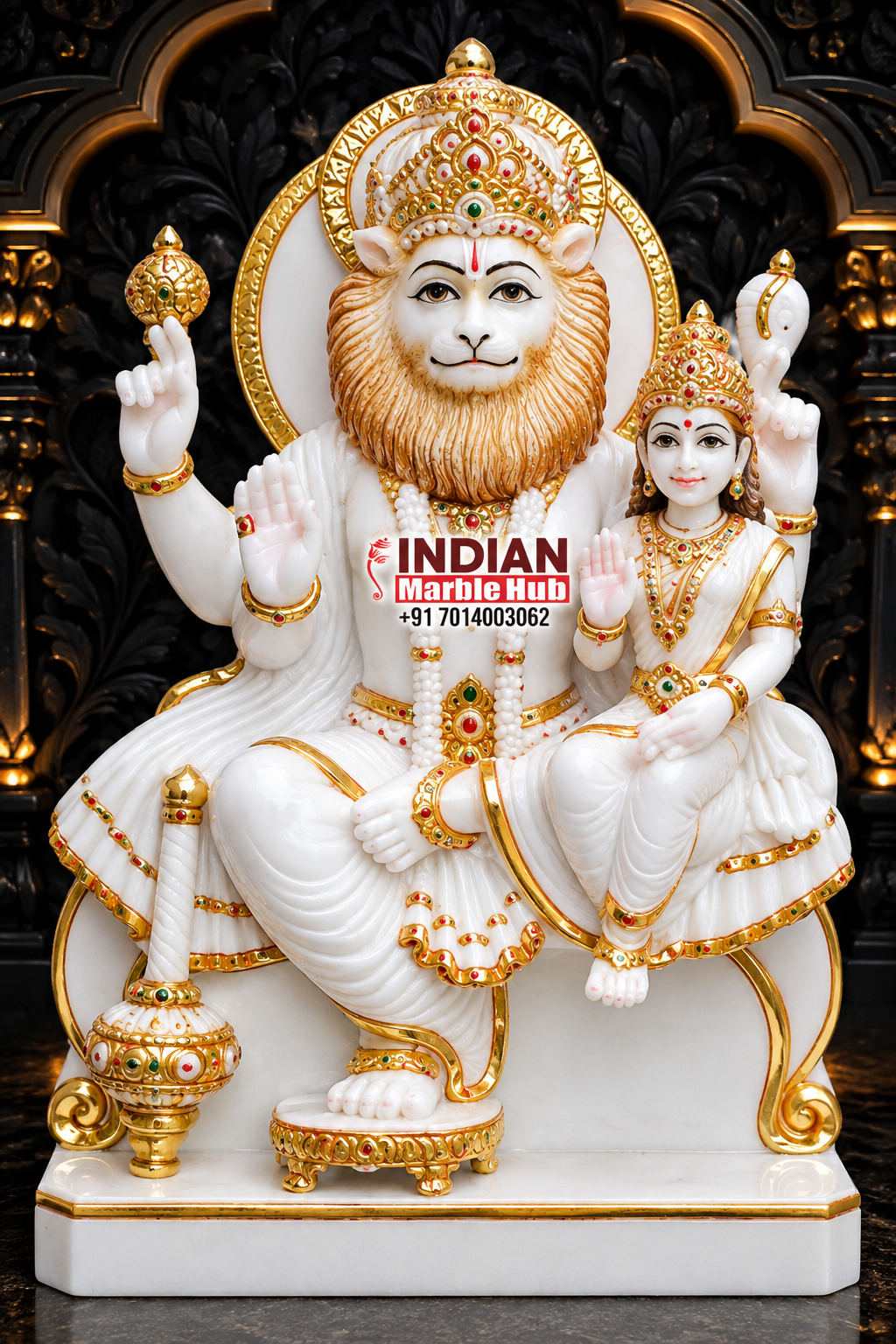 Narshing Ji Marble Statue