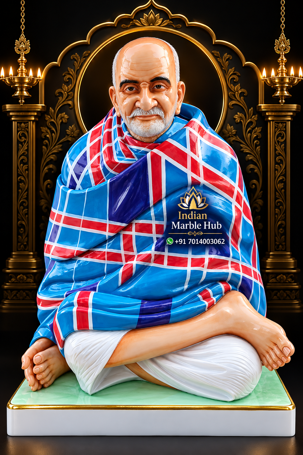 Neem Karoli Baba Marble Statue