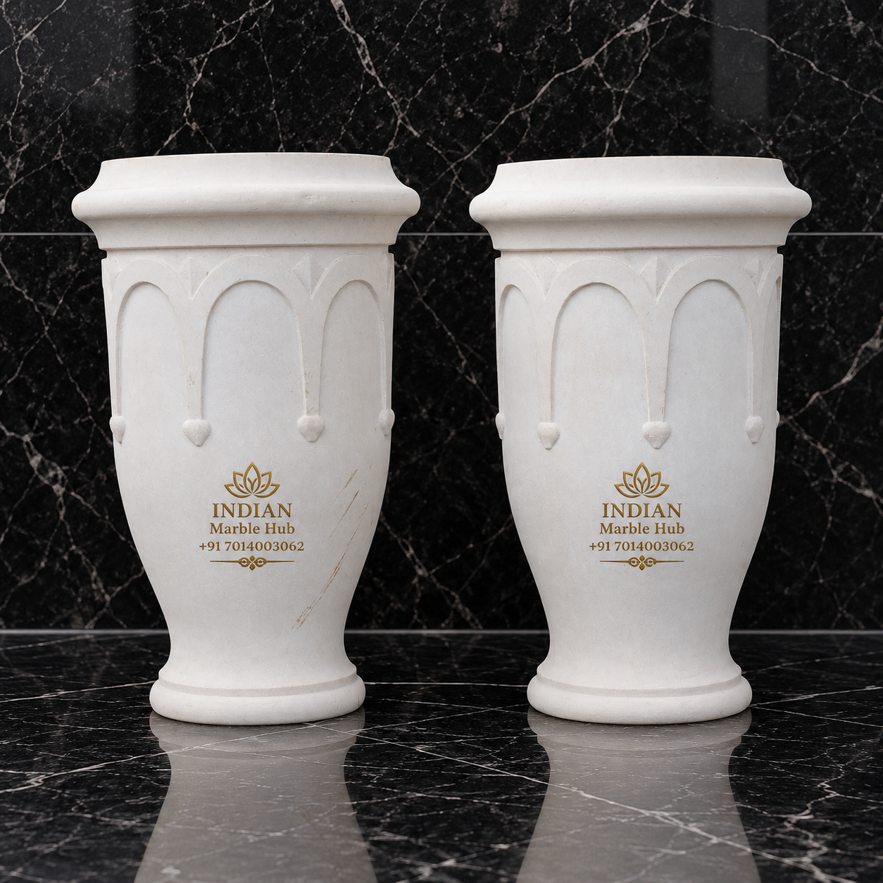 Marble Planter Pots