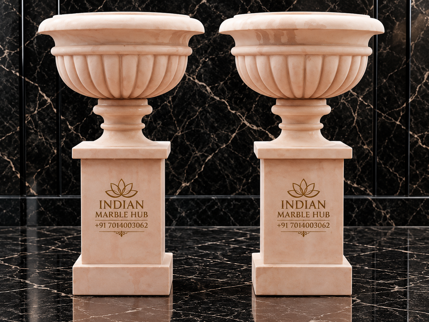 Marble Planter Pots