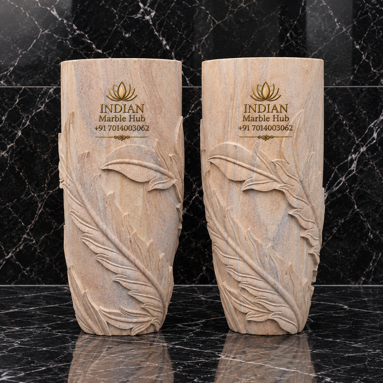Marble Planter Pots
