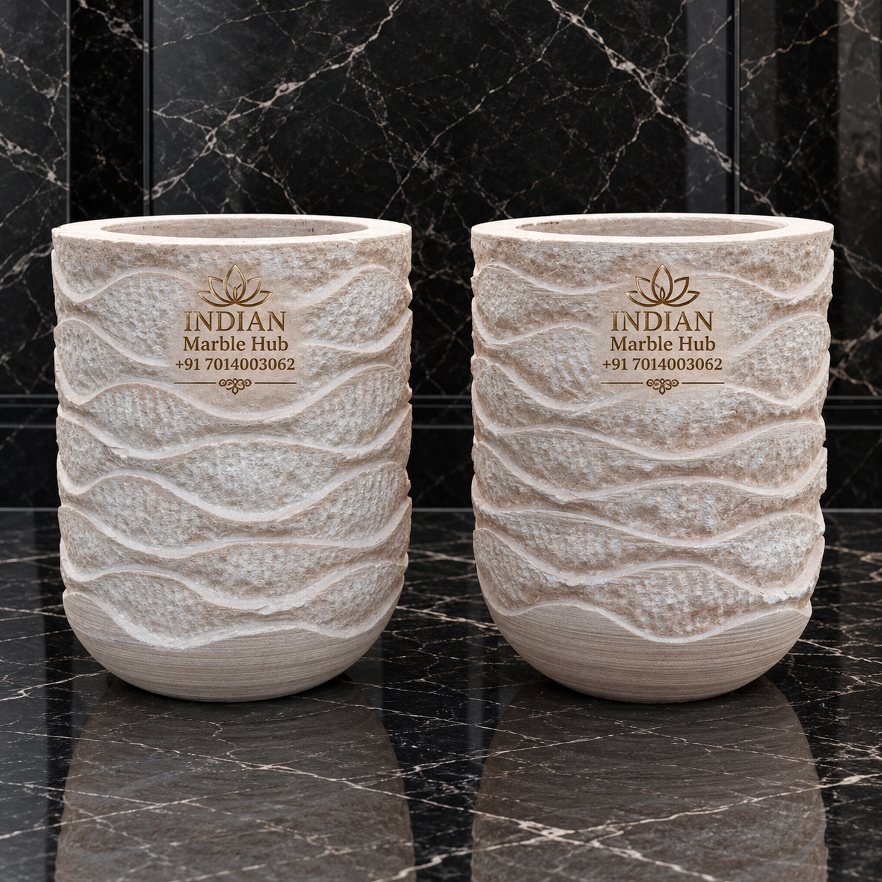 Marble Planter Pots