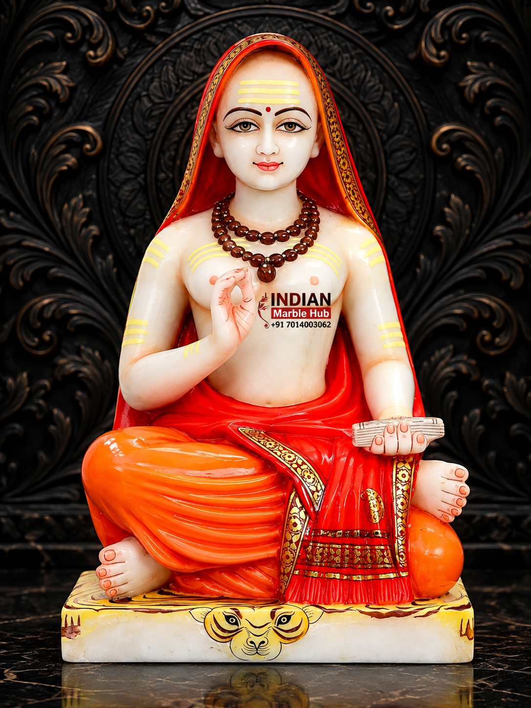 Shankrachariya Ji Marble Statue