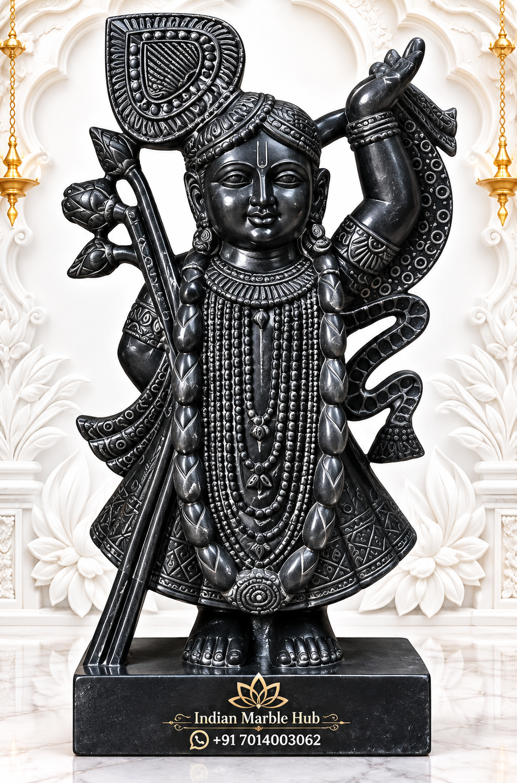 Shrinath Ji Marble Statue