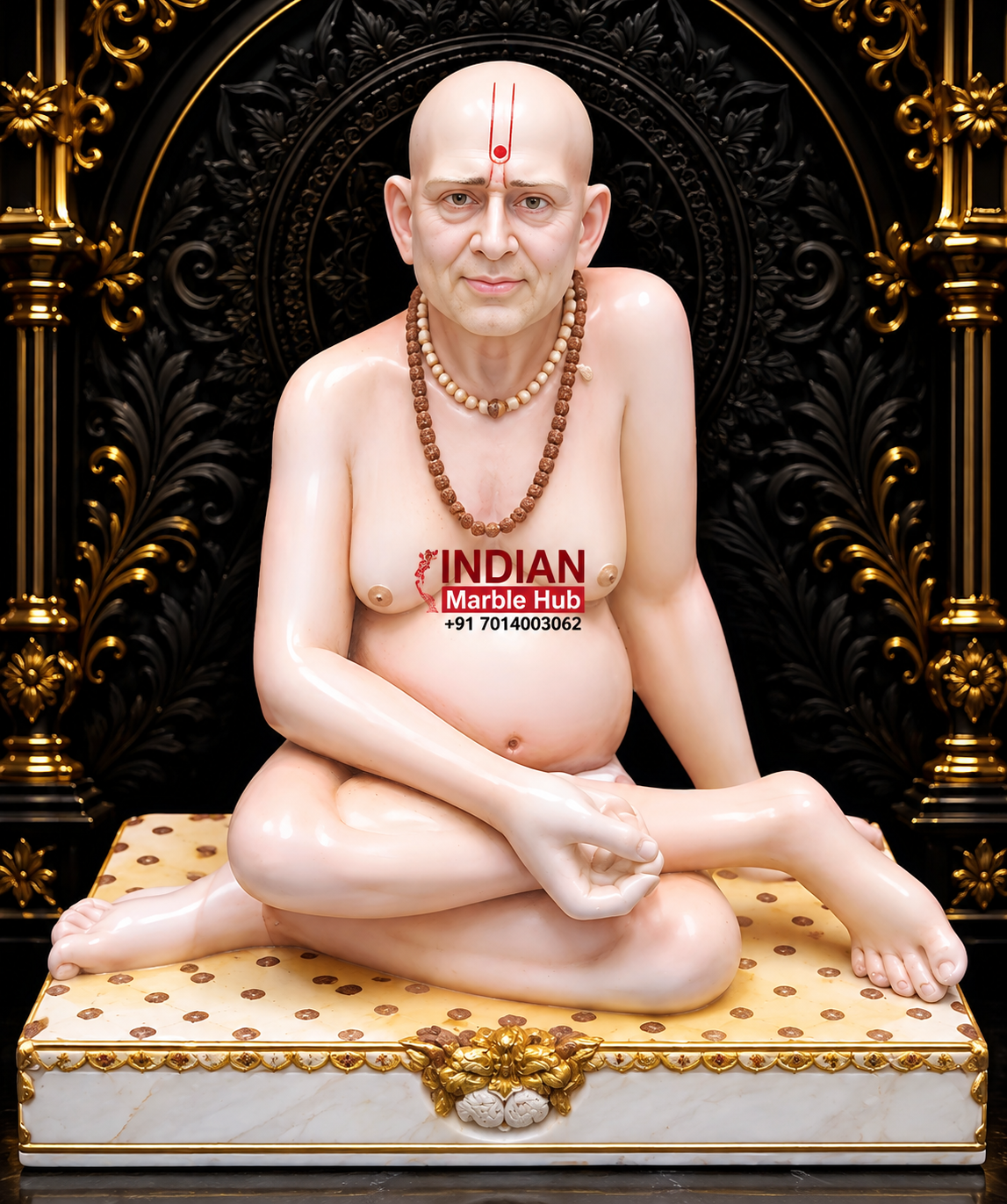 Swami Samarth Ji Marble Statue