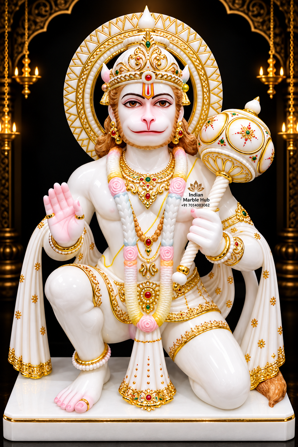 Hanuman Ji Marble Statue
