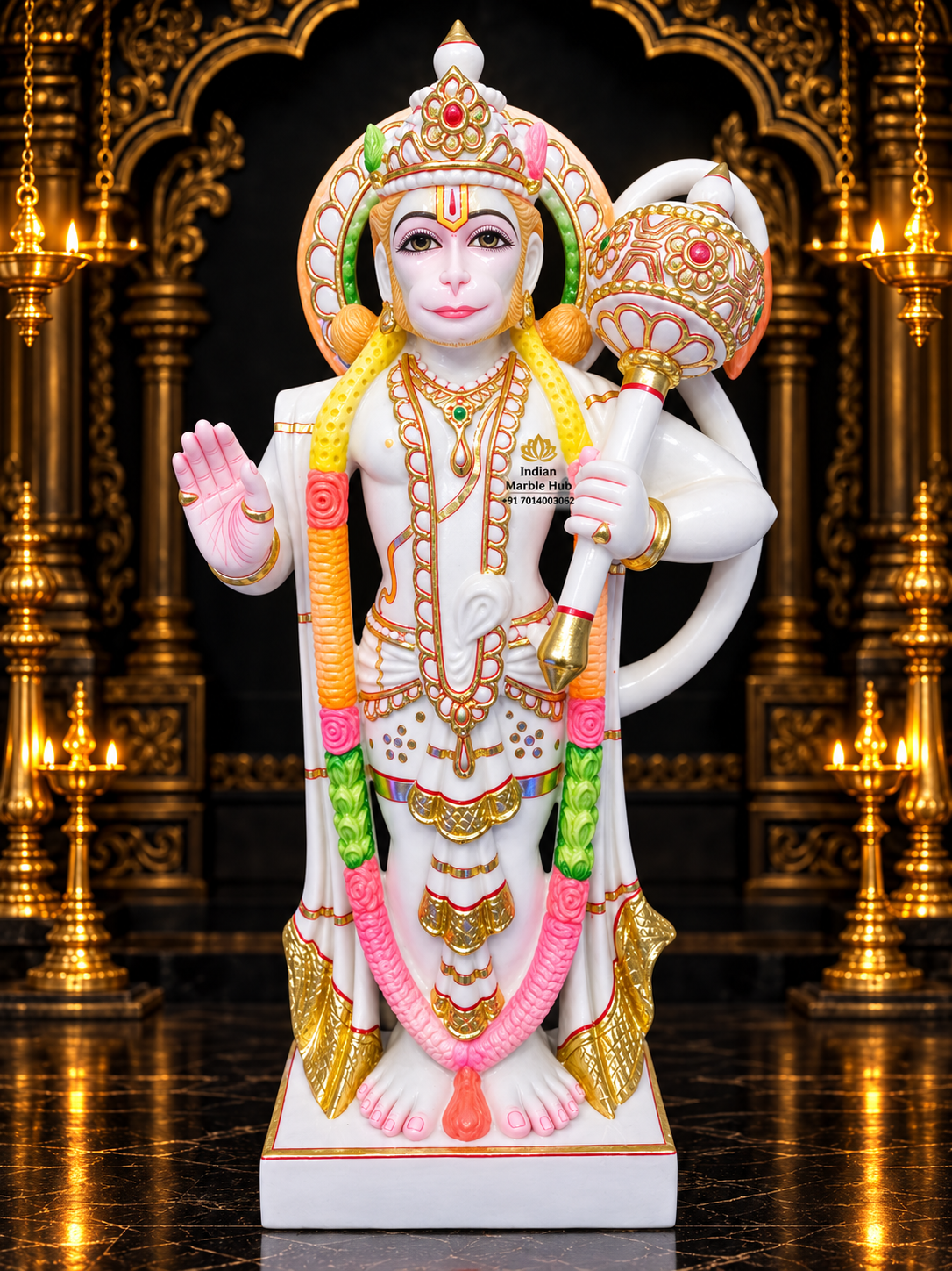 Hanuman Ji Marble Statue