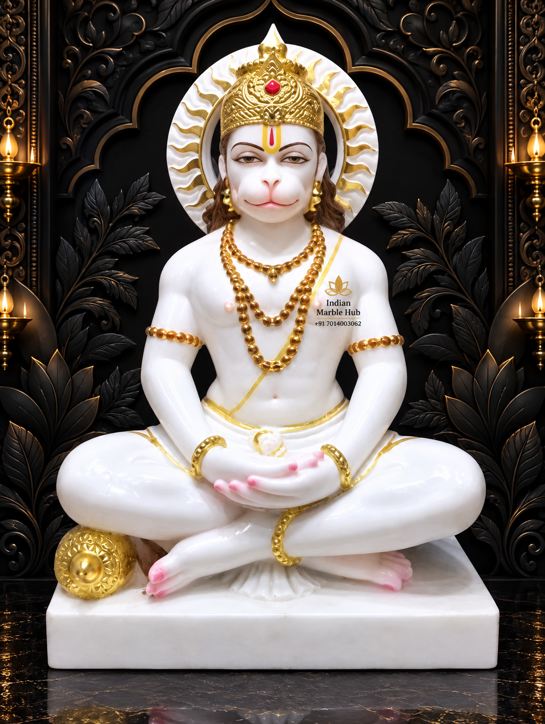 Hanuman Ji Marble Statue