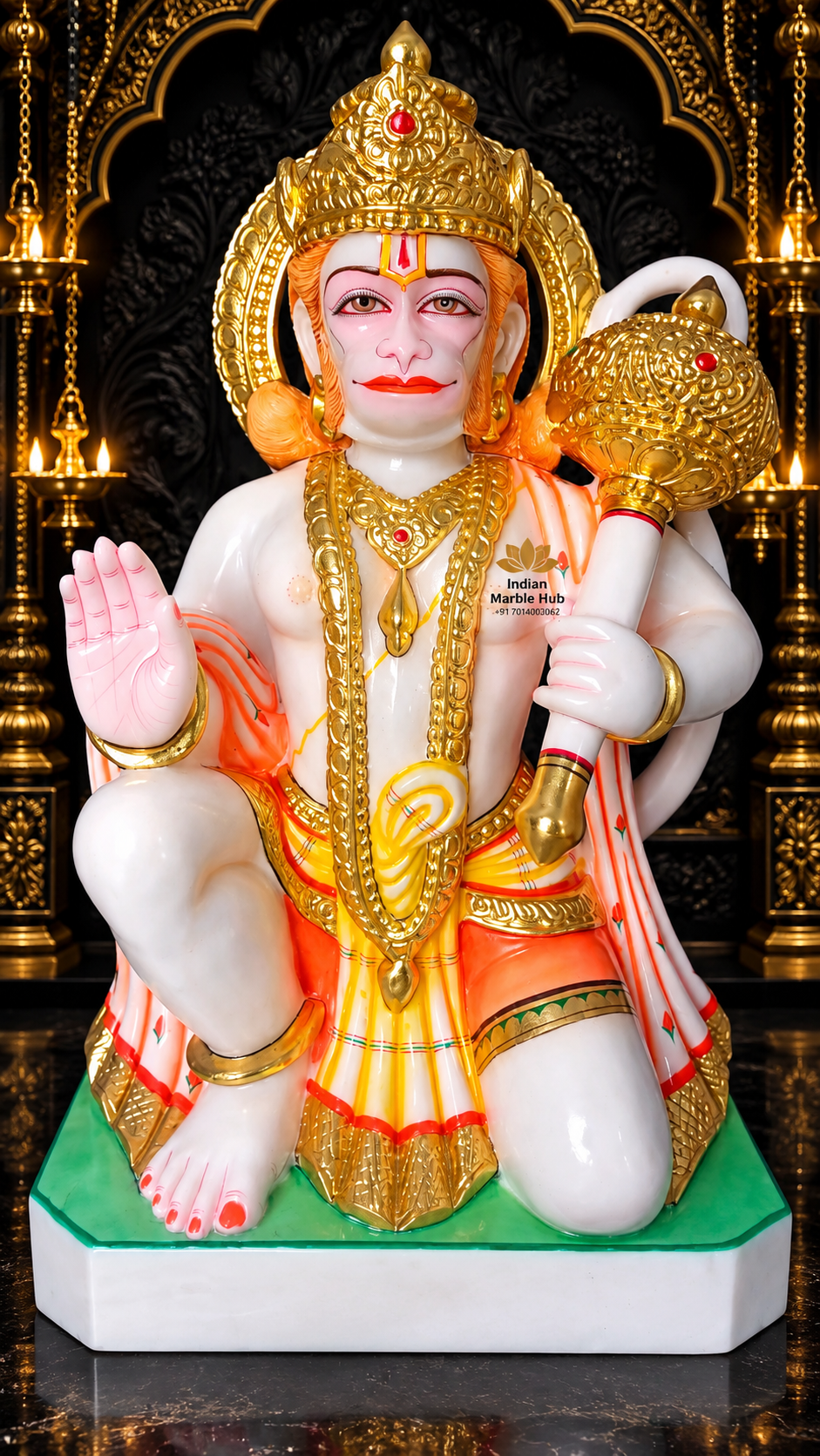 Hanuman Ji Marble Statue