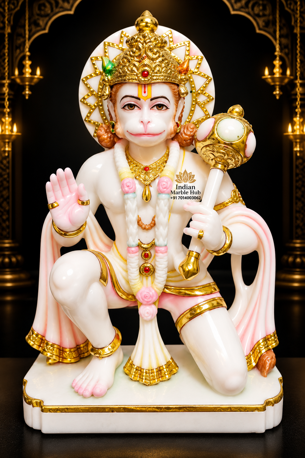 Hanuman Ji Marble Statue