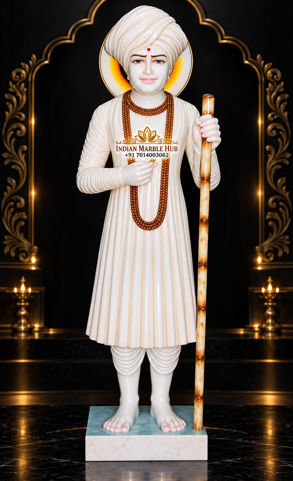 Jalaram Ji Marble Statue