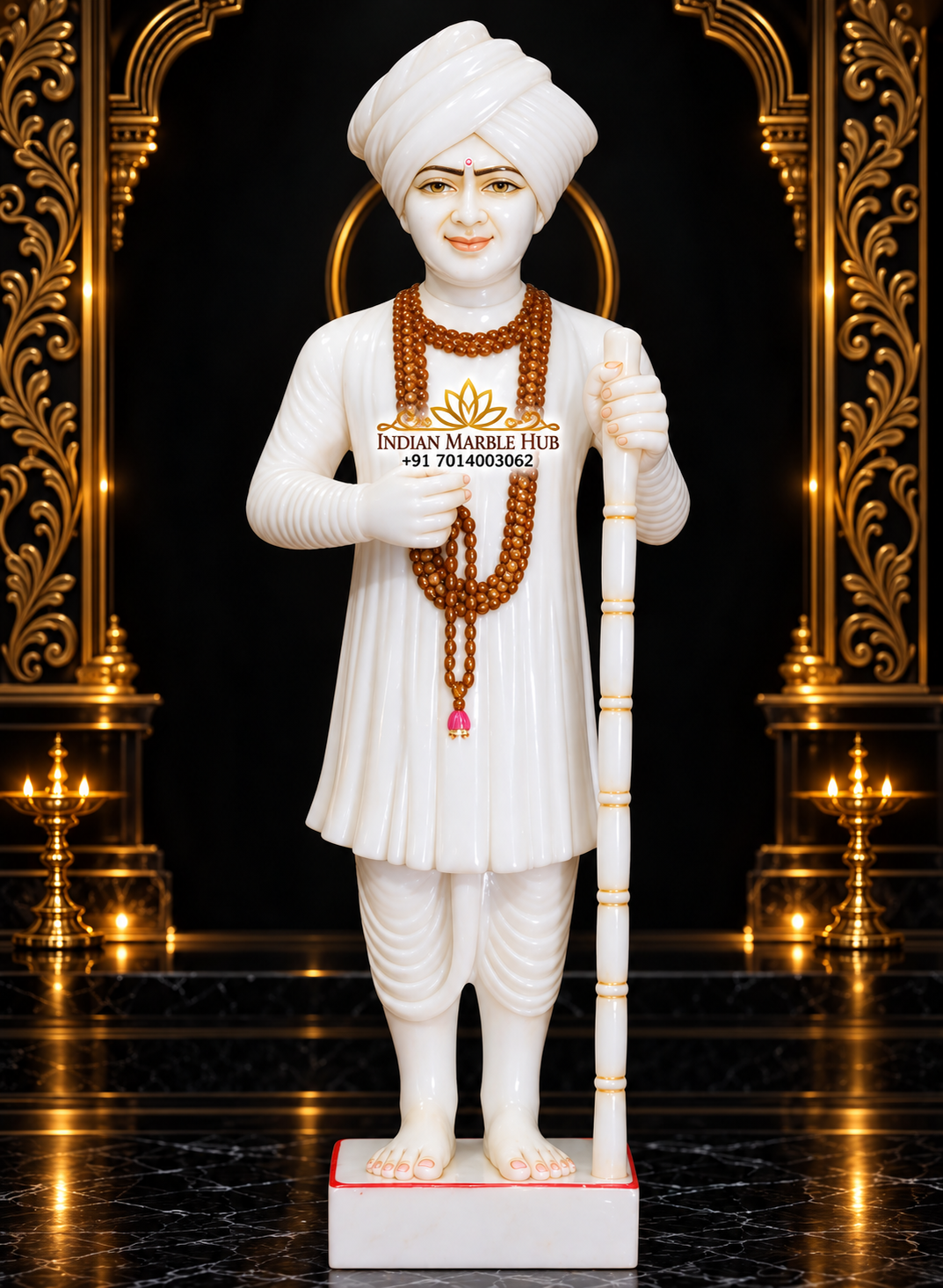 Jalaram Ji Marble Statue