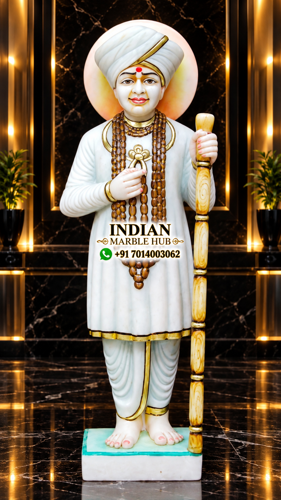 Jalaram Ji Marble Statue