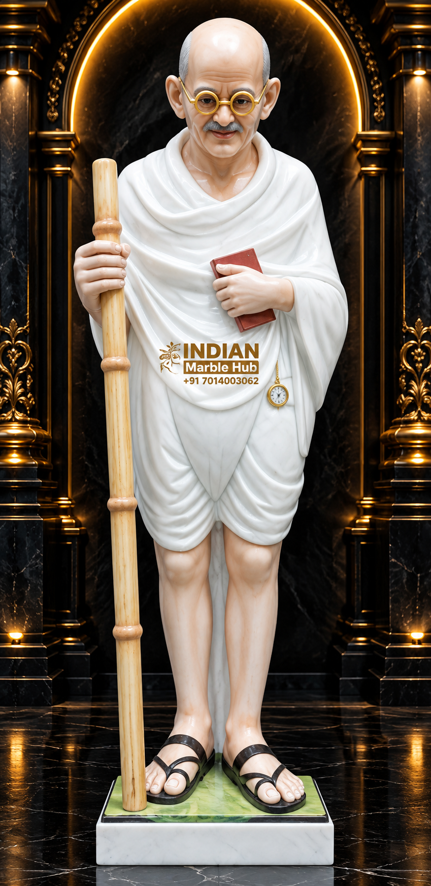 Marble Freedom Fighter Statues